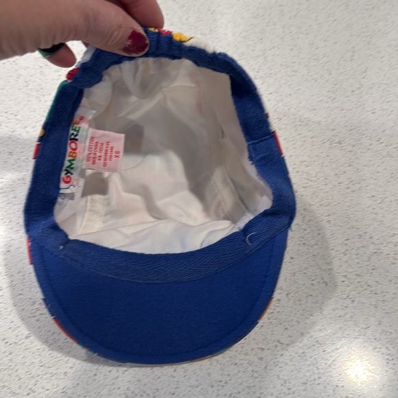 Vintage Gymboree Hat Sz XS color block art deco inspired hat cars and planes - Picture 4 of 10